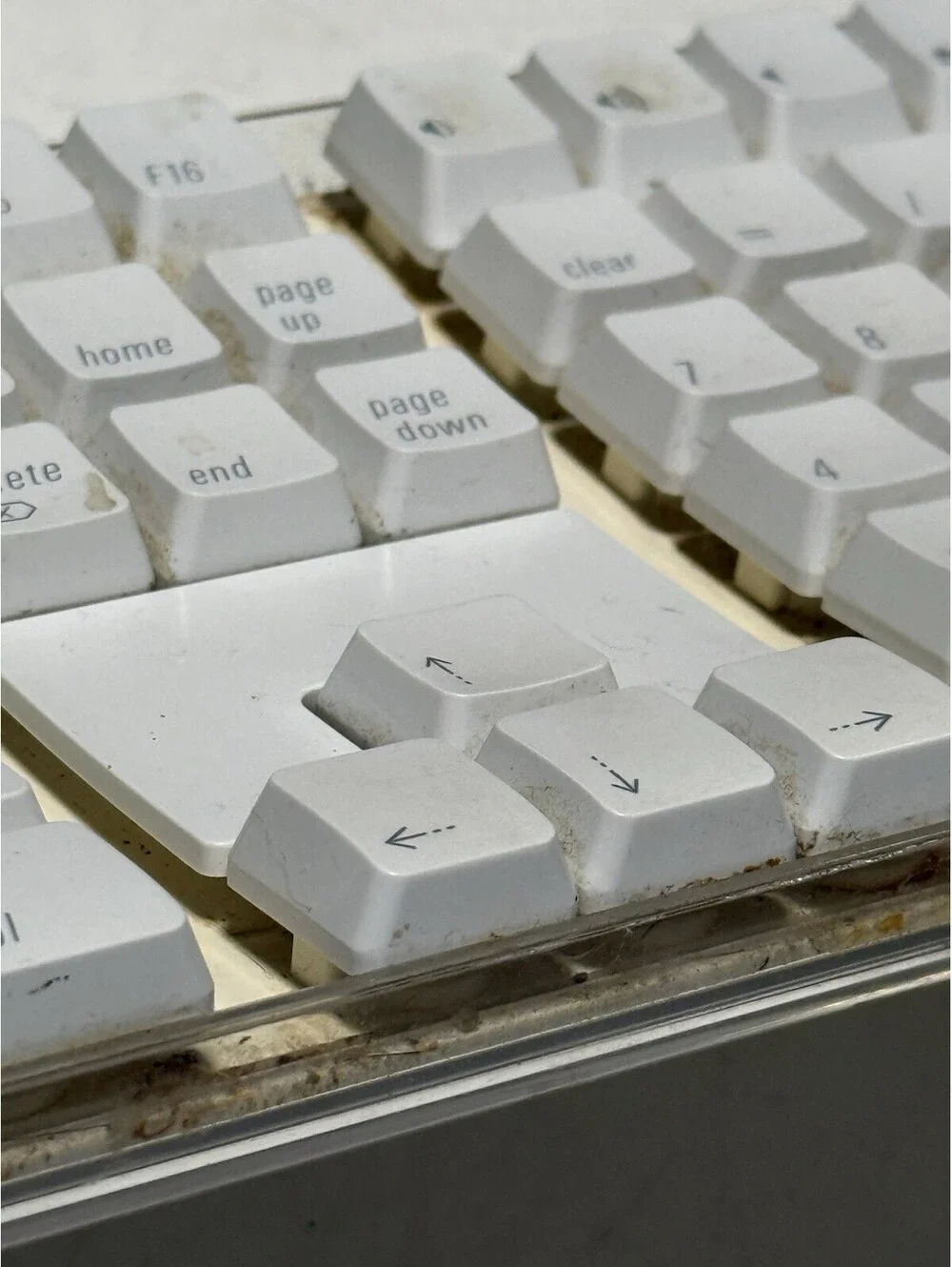 Genuine Apple Mac A1048 White Wired Full Size Keyboard English ( Asis) Read